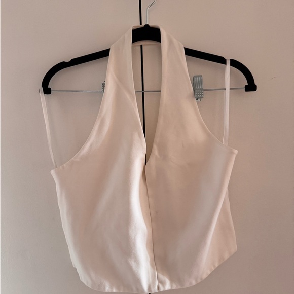 Rag & Bone Irina Halter V-Neck Top - Picture 2 of 5